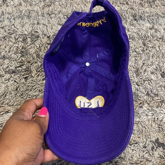 LSU, Louisiana State University, purple, gold adjustable cap - Picture 5 of 7